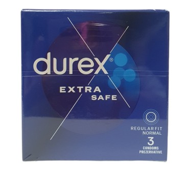 ПРЕЗ ДУРЕКС Extra safe x 3 Син